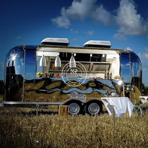 2025 Kitchen Trailer Foodtrailer Food Truck Usa Bbq Trailer Mobile Food Car for Sale Food Cart Catering Trailer - Product Image 5