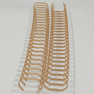 22.2mm <span class=keywords><strong>2</strong></span>:1 21/23/24/25 루프 나일론 코팅 이중 루프 와이어 O, 문구 상자 이중 루프 와이어, 트윈 링 와이어 O - Product Image 2