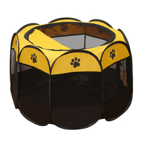 Rarewe, accesorios para mascotas, tienda para perros, logotipo personalizado, resistente a la masticación, transpirable, octogonal, corralito para mascotas, cama plegable para mascotas para gatos y perros - Product Image 3