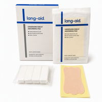 Lang-Aid Coussinets absorbants pour les aisselles, 11,5*15cm, en maille polyester respirante, invisibles, couleur chair