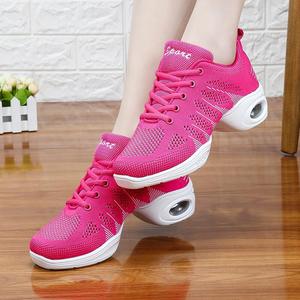 Chaussures <span class=keywords><strong>de</strong></span> <span class=keywords><strong>danse</strong></span> <span class=keywords><strong>hip</strong></span>-<span class=keywords><strong>hop</strong></span> et jazz pour femmes, baskets sportives modernes avec ventilation en mesh, respirantes, chaussures <span class=keywords><strong>de</strong></span> sport pour femmes - Product Image 3
