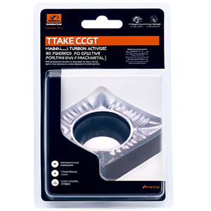 Inserto de Torneado TTAKE CCGT Al de 80 Grados Positivo para Mecanizado de Metales - Product Image 2