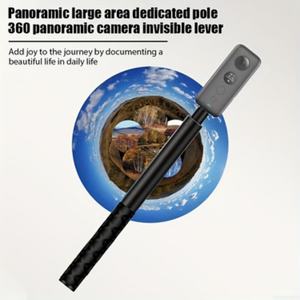Perche à selfie réglable en alliage d'aluminium sur mesure de 114 cm avec filetage 1/4, design invisible pour Insta360 X5 X4 X3 1 RS VS <span class=keywords><strong>Action</strong></span> - Product Image 4