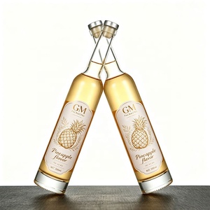 Botella de Vidrio para Licores Personalizada Ecológica en Oferta, 750 ml, Transparente, Mate, Delgada, para <span class=keywords><strong>Vino</strong></span>, Vodka, Ginebra, Ron, Alcohol, <span class=keywords><strong>Vino</strong></span> Helado, con Tapón de Corcho - Product Image 5