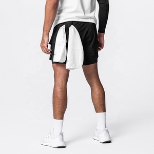 Premium Sports Gym <strong>Inside</strong> Pockets Workout Running Double Layer Men <strong>Shorts</strong> - Product Image 2