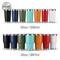 Bouteille isotherme en acier inoxydable vert forêt de 20 oz, anti-fuite, gobelets et tasses camouflage, vente en gros, tasse thermos pour le camping et les fêtes