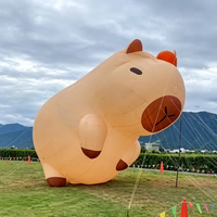 Modèle de Capybara Publicitaire Gonflable en PVC de Haute Qualité, Personnage de Dessin Animé, Mascotte pour la Décoration des Centres Commerciaux