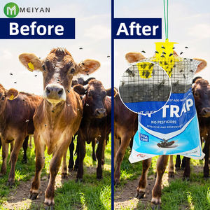 حقيبة صيد الذباب صلبة وصديقة للبيئة ومقاومة للماء للتعليق في الحدائق الخارجية، أداة كبيرة لصيد ذباب الفاكهة - Product Image 4