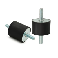Amortisseur anti-vibration en caoutchouc, isolateur de vibrations, amortisseur à double filetage, montage -40~80°C, générateur, compresseur, pompe, moteur CNC