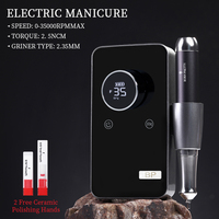 BORN PRETTY PRO 35000 RPM Kit de perceuse à ongles électrique professionnelle Outils de soin des ongles pour salon