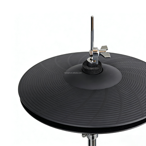 Juego de Platillos Electrónicos Profesionales Cozy Drum de 12/14/16 Pulgadas, Doble y Triple Zona, Hi-Hat, Splash, <span class=keywords><strong>Crash</strong></span>, Ride, Brillantes - Product Image 4