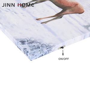 Vente en gros Peinture sur toile Arts muraux <span class=keywords><strong>Animaux</strong></span> de la forêt abstraits Peinture à l'huile pour la décoration de la chambre à coucher - Product Image 3