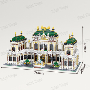 Baka 33221 MOC Idea Street View <span class=keywords><strong>Palazzo</strong></span> di Lusso, Kit di Costruzione Fai-da-Te, Set di Mattoncini per Modellismo - Product Image 6