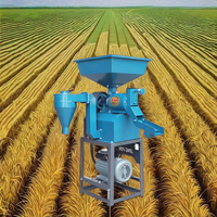 Moulin à riz haute capacité 600 kg/h, nouveau modèle commercial et domestique, composants moteur agricoles, 380V/220V 7.5kW, garantie 1 an
