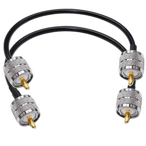 Cable <span class=keywords><strong>RG58</strong></span> UHF macho a macho <span class=keywords><strong>PL259</strong></span> a <span class=keywords><strong>PL259</strong></span> Cable coaxial <span class=keywords><strong>RG58</strong></span> - Product Image 1