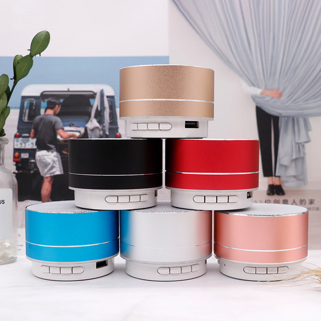 Wholesale Custom Logo Arty Audio Music Player Mini  Speaker High Quality Promotional Portable Metal Bass Speaker