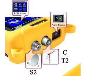 Medidor Buscador de <span class=keywords><strong>Sat</strong></span>élites VF-6800/VF-6800P Compatible con DVB-T2/DVB S2/DVBC <span class=keywords><strong>Combo</strong></span> para Receptor de TV Satelital Sintonizador DVB T2 - Product Image 3