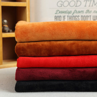 Ultra-Weicher 100% Polyester Abriebfester Schwerer Silberfuchs-Samt Kettengewirkter Goldener Nerz-Basisstoff Brokat-Gewebe