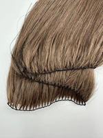 100% cheveux humains Double plumes dessinées trame de cheveux Invisible haute qualité cuticule aligné plume Extension de cheveux