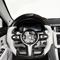 Volant en fibre de carbone LED de haute qualité pour BMW, modèle personnalisé, compatible avec les séries F et G, M3, M5, F10, F20, F15, F22, F34, E90, E89, G30, E60