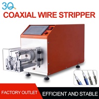 Équipement de fabrication de câbles coaxiaux semi-automatique 3Q SQ 630W pour le dénudage de 5 à 25 mm, dénudage maximum de 9 couches, dénudeur de câbles servo