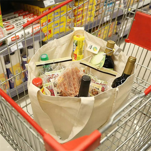 Wholesale 100% Cotton Handle Canvas Tote <b>Bag</b> Custom Printed Promotional <b>Shopping</b> <b>Bag</b> Eco-friendly Recyclable <b>Reusable</b> Durable - Product Image 6