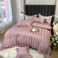 Échantillon gratuit de linge de lit brodé pour hôtel 100% coton satin housse de couette parure de lit