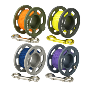 Carrete de <span class=keywords><strong>Buceo</strong></span> Ecológico Oceanic, Carrete de Dedo Compacto de Aluminio, Titanio y Plástico Duradero, Equipo Freedom Gear DR003, Despliegue SMB, <span class=keywords><strong>Buceo</strong></span> - Product Image 1