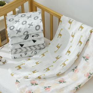 New GOTS Organic Cotton Muslin <strong>Bedsheets</strong> Print Newborn Bedding <strong>Cot</strong> Baby Crib Fitted Sheets Provide Samples - Product Image 3