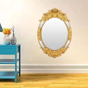Nordique américain Vintage mural sculpté en relief fond vanité <span class=keywords><strong>miroir</strong></span> salon <span class=keywords><strong>couloir</strong></span> classique luxe décor - Product Image 4