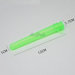 Capuchon de stockage en plastique coloré de 120 mm, recyclable, de haute qualité, à sécurité enfant, portable, pour cône pré-roulé - Product Image 3