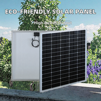Panneau solaire monocristallin, module PV rigide, haute efficacité pour l'énergie domestique, l'éclairage public, la charge de batteries
