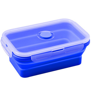 Boîte à Lunch pliante <span class=keywords><strong>en</strong></span> Silicone, contenant de stockage des aliments, cuisine micro-ondes <span class=keywords><strong>vaisselle</strong></span> Portable pour la maison <span class=keywords><strong>en</strong></span> extérieur - Product Image 3