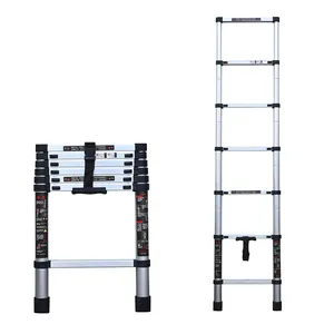 Durable and Lightweight 2M One Side Household Minimalist Telescopic Aluminum Ladder for Commercial Use