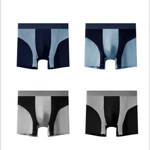 2024 nuevos Calzoncillos Bóxer personalizados para hombre, ropa interior deportiva de secado rápido de tiro medio con banda elástica, maletero transpirable - Product Image 3