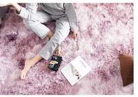 Tapis de salon moderne en velours et peluche, accessoire moelleux