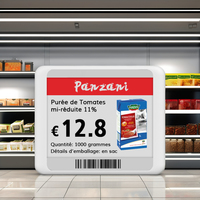 ZKONG 2.6 inci ESL Epaper Display Digital rak harga tag Wifi Ble Supermarket ESL EAS sistem produk