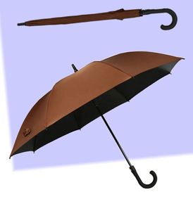 Parapluie à long manche en polyester durable, couleurs assorties, imprimé UV, couleurs vives pour promotions en extérieur - Marque de haute qualité - Product Image 5