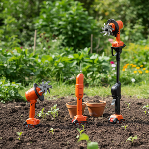 Motoculteur Électrique Sans Fil au Lithium 21-24V, Multifonctionnel, <span class=keywords><strong>Sarcleuse</strong></span> et Cultivateur de Jardin 2-en-1, Outil de Desserrage Facile du Sol - Product Image 2