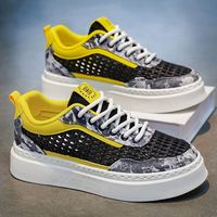 Chaussures de sport respirantes personnalisées pour hommes, style décontracté, pour le printemps, l'été et l'automne, idéales pour la marche et les activités de plein air.
