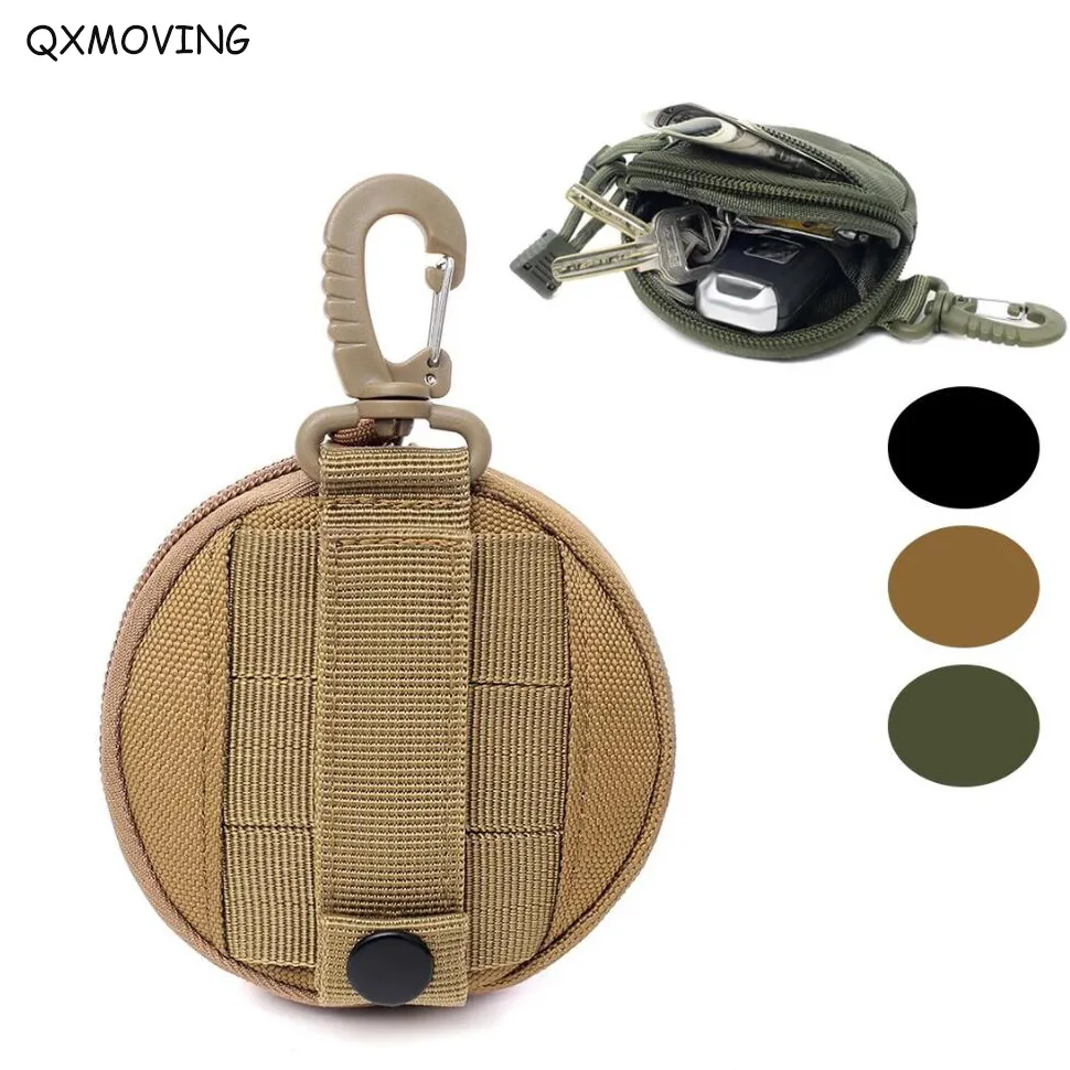 QXMOVING Wholesale Outdoor Camping Wallet Small Pocket Bag Tactical EDC Pouch Wallet Bag