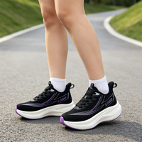 Chaussures de course confortables pour femmes, baskets ODM personnalisables avec logo, semelle épaisse et souple, style marche, chaussures de sport
