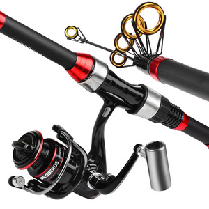 Mini <span class=keywords><strong>canne</strong></span> à pêche télescopique en carbone pour crevettes, carpes, poissons-chats, saumons et barres - Pêche <span class=keywords><strong>au</strong></span> <span class=keywords><strong>leurre</strong></span> ultra-courte pour enfants, utilisation en bateau - Product Image 3