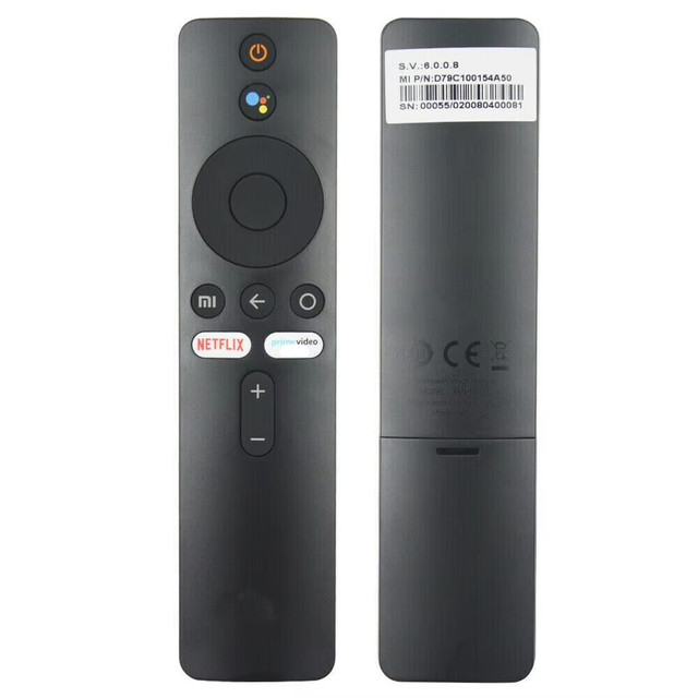XMRM-00A for Blue/tooth Remote Control Voice Command 433MHz Fixed for Xiaomi MI Box 4X 4K TV Net/flix Pri/me Video Original