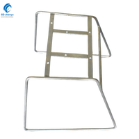 Pieds de base de chaise de salle à manger en fer noir mat Offre Spéciale 450mm