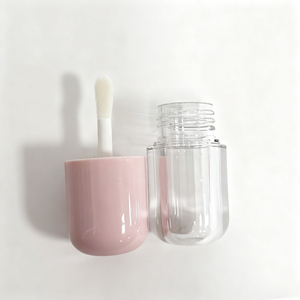 Chai Màu Hồng Nắp Lớn Dính Bàn Chải <span class=keywords><strong>Applicator</strong></span> 4Ml Lip Gloss Ống Bán Buôn Thông Tư Lip Dầu Ống Mỹ Phẩm Lip Men Container - Product Image 4