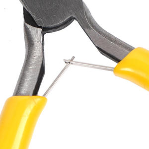 คีมตัดลวดเฉียง DIY ขนาด 4.5 นิ้ว ด้ามจับสีเหลือง ผลิตจากเหล็กโครเมียมวาเนเดียม สำหรับงานตัดลวดและเครื่องประดับ - Product Image 1