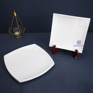 Produttore di alta qualità 16 pezzi di stoviglie in ceramica set di piatti bianchi per ristoranti di forma quadrata piatti per <span class=keywords><strong>la</strong></span> cena - Product Image 2