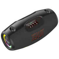 Enceinte de fête d'extérieur Zealot S89, enceinte Bluetooth professionnelle 250W avec basses puissantes, caisson de basses portable sans fil, lumière LED, enceinte HiFi
