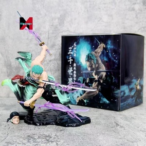 Figurine <span class=keywords><strong>Zoro</strong></span> Trois Mille Mondes en une seule pièce, modèle de statue d'anime, style triple épée, cadeau - Product Image 1
